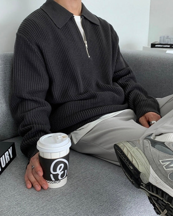 Zipped Classy Sweater