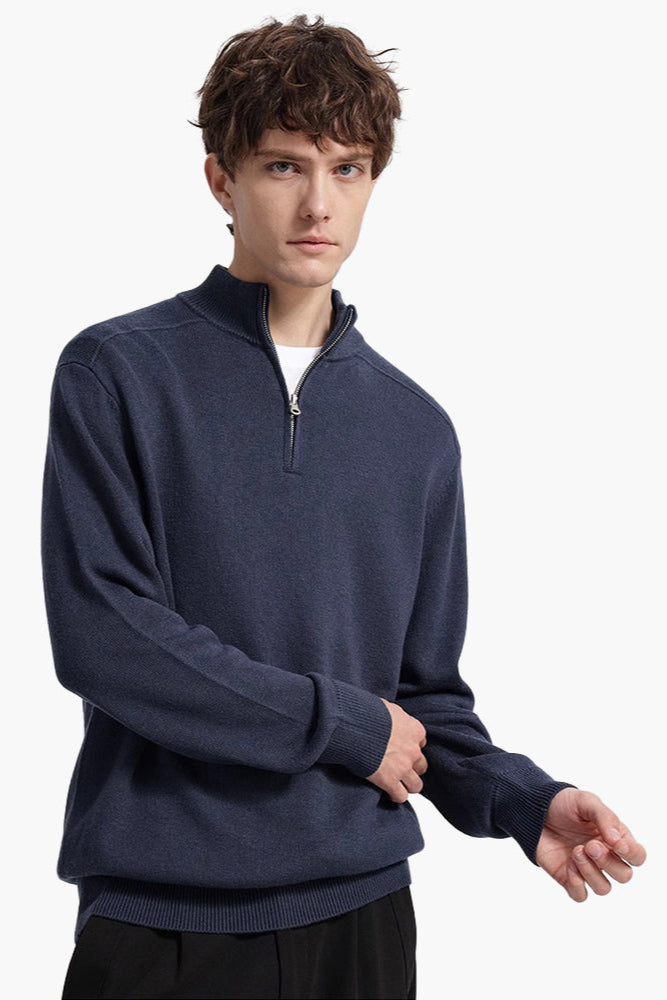 Merino Wool Zip Up