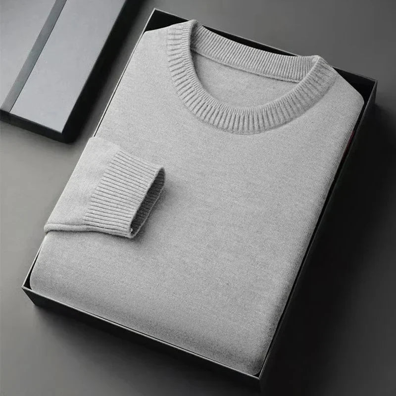 Pure Cashmere Crewneck Sweater