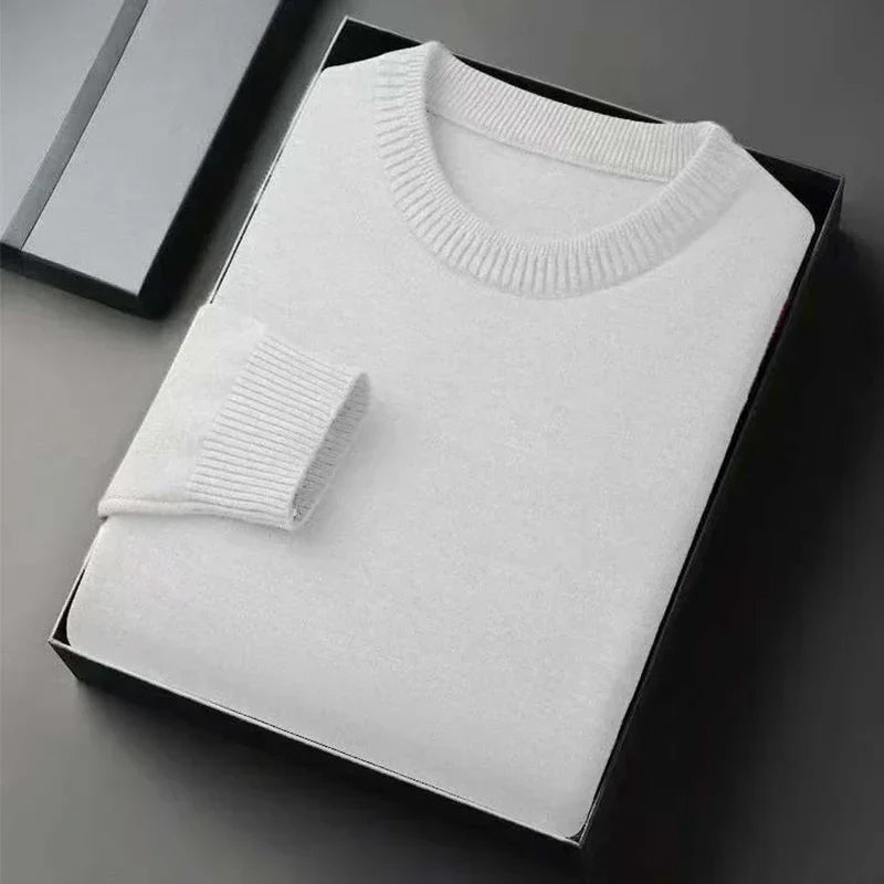 Pure Cashmere Crewneck Sweater