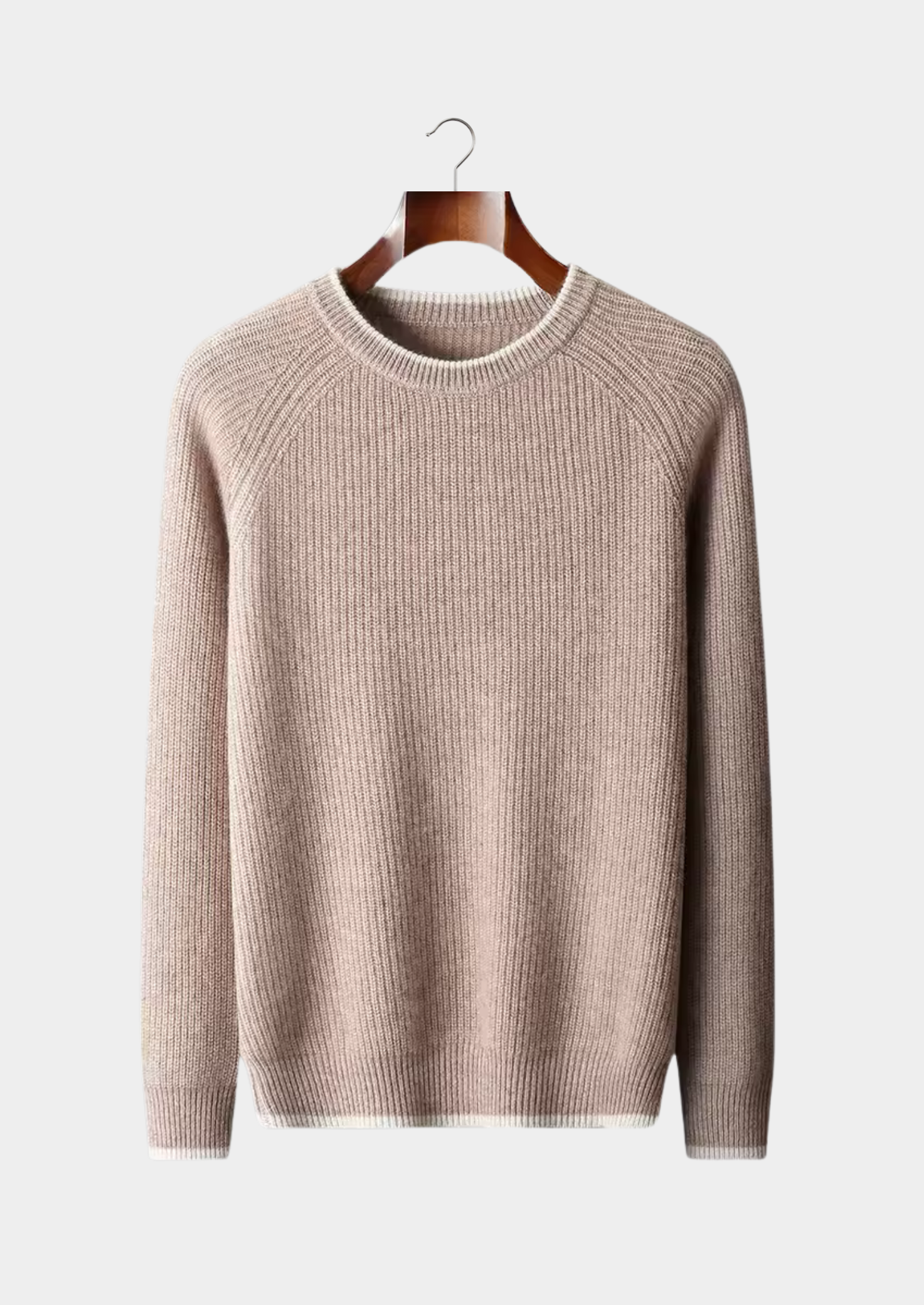 NOBA WOOL TWO TONE CREWNECK