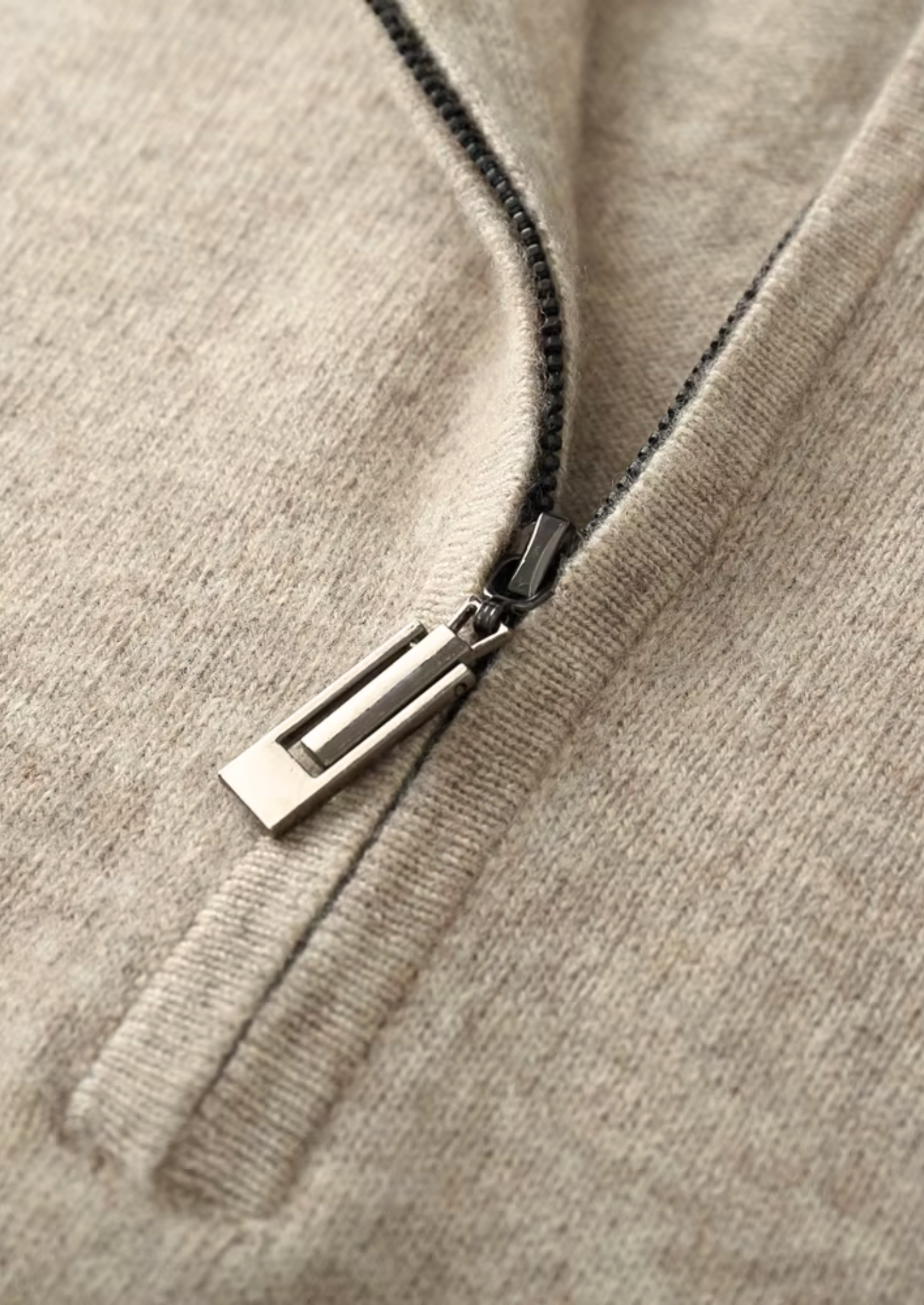 NOBA WOOL HALF ZIP SWEATER