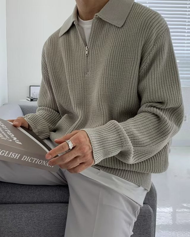 Zipped Classy Sweater