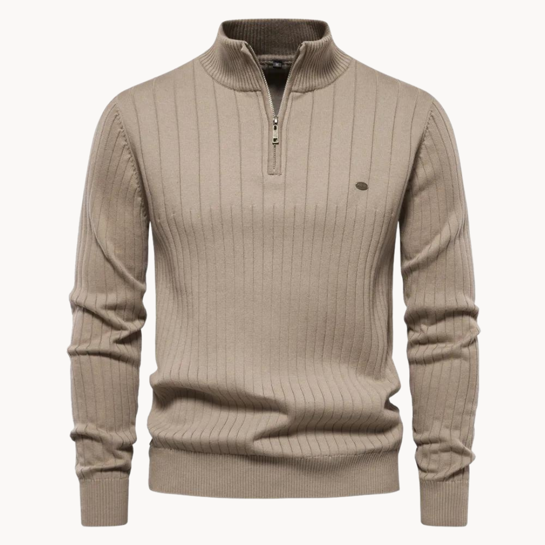 Quarter Zip Sweater