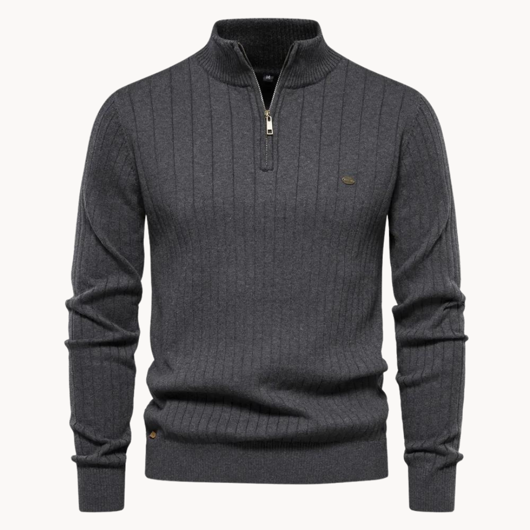 Quarter Zip Sweater