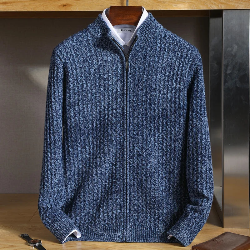 Cashmere Zip Sweater